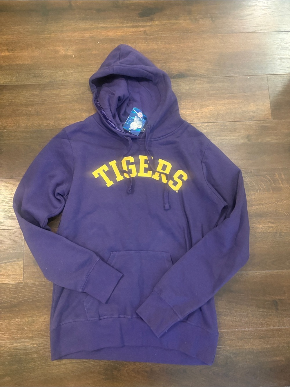 TIGERS Purple Hooded Sweatshirt